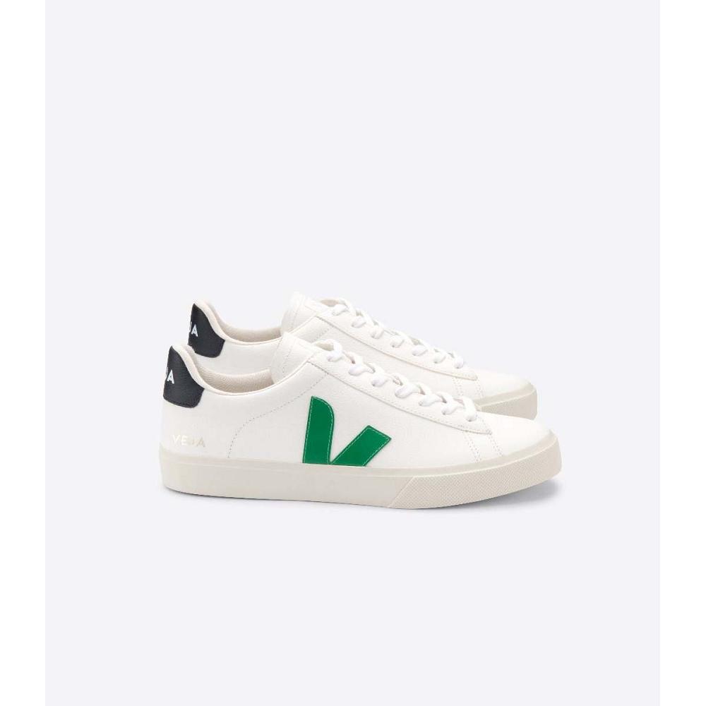 Veja CAMPO CHROMEFREE Low Tops Sneakers Herre White/Black | NO 204JPQ